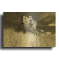 'Abandoned Grain Elevator In The Palouse' By Rick Berk Gold Metal Wall Art