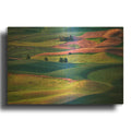'Early Morning In The Palouse' By Rick Berk Gold Metal Wall Art
