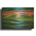 'Palouse Undulation' By Rick Berk Gold Metal Wall Art