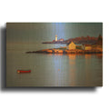 'Evening Glow At Willard Beach' By Rick Berk Gold Metal Wall Art