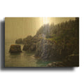 'The Bold Coast' By Rick Berk Gold Metal Wall Art