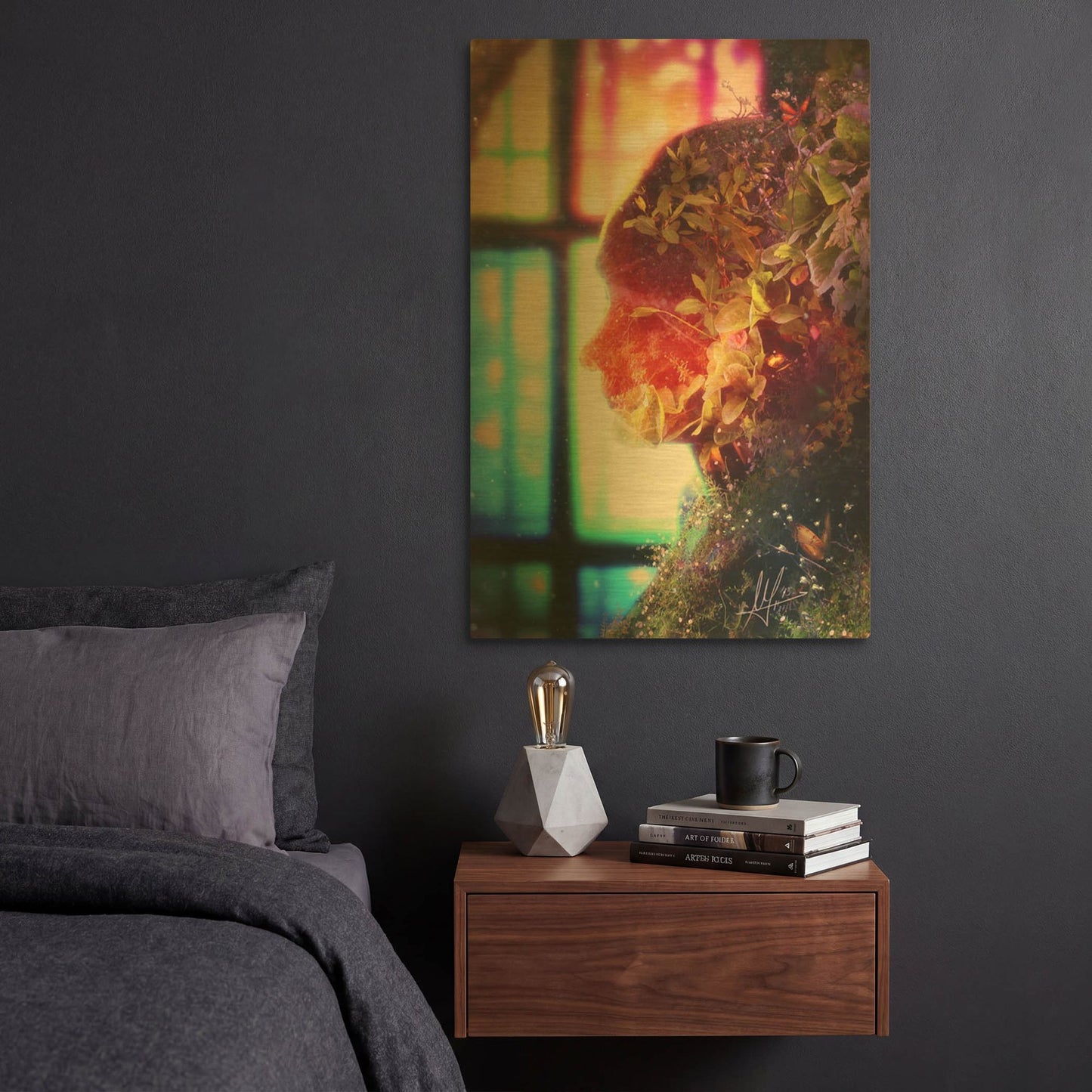 'Amnesty' By Mario Sanchez Nevado Gold Metal Wall Art