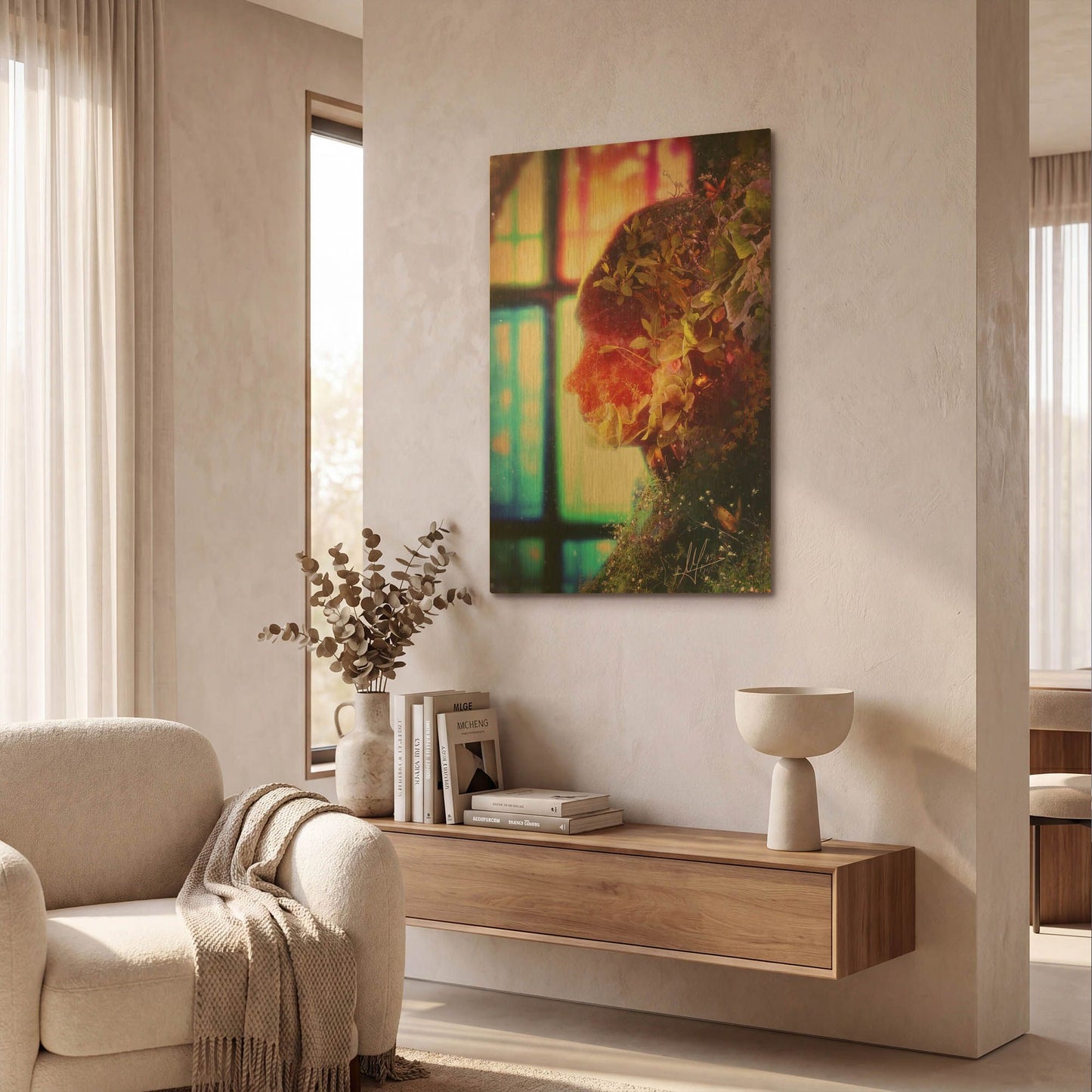 'Amnesty' By Mario Sanchez Nevado Gold Metal Wall Art