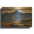 'Wilson Peak' By Rick Berk Gold Metal Wall Art