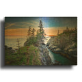 'Boot Head' By Rick Berk Gold Metal Wall Art