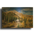 'Idorado Mine Camp' By Rick Berk Gold Metal Wall Art