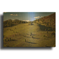 'Galena Summit' By Rick Berk Gold Metal Wall Art