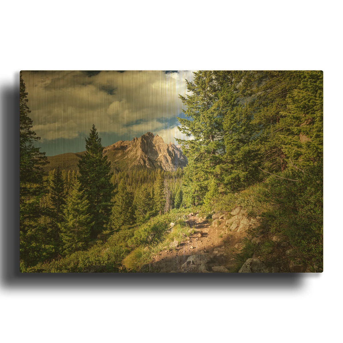 'Grand Mogul' By Rick Berk Gold Metal Wall Art