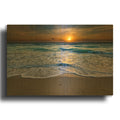 'Sunrise On South Beach' By Rick Berk Gold Metal Wall Art