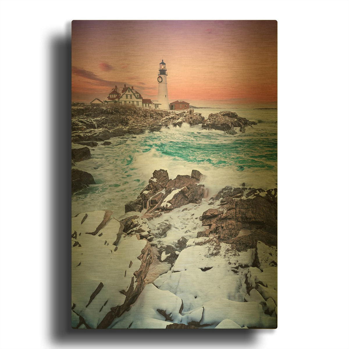 'Solstice' By Rick Berk Gold Metal Wall Art