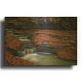 'Autumn In The Glen Of Pools' By Rick Berk Gold Metal Wall Art