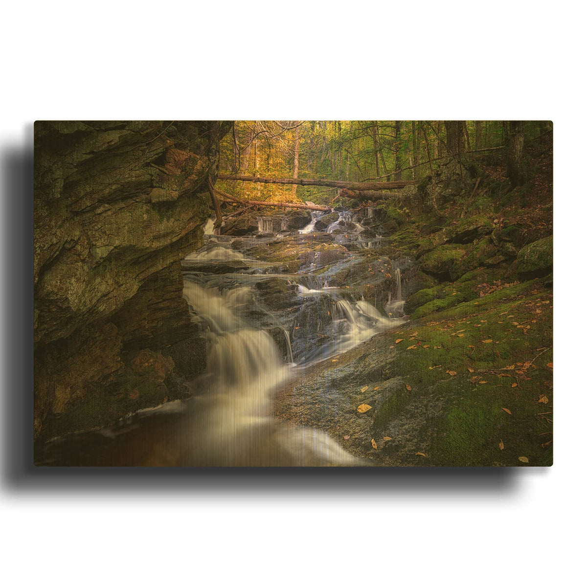 'Autumn On The Appalachian Trail' By Rick Berk Gold Metal Wall Art