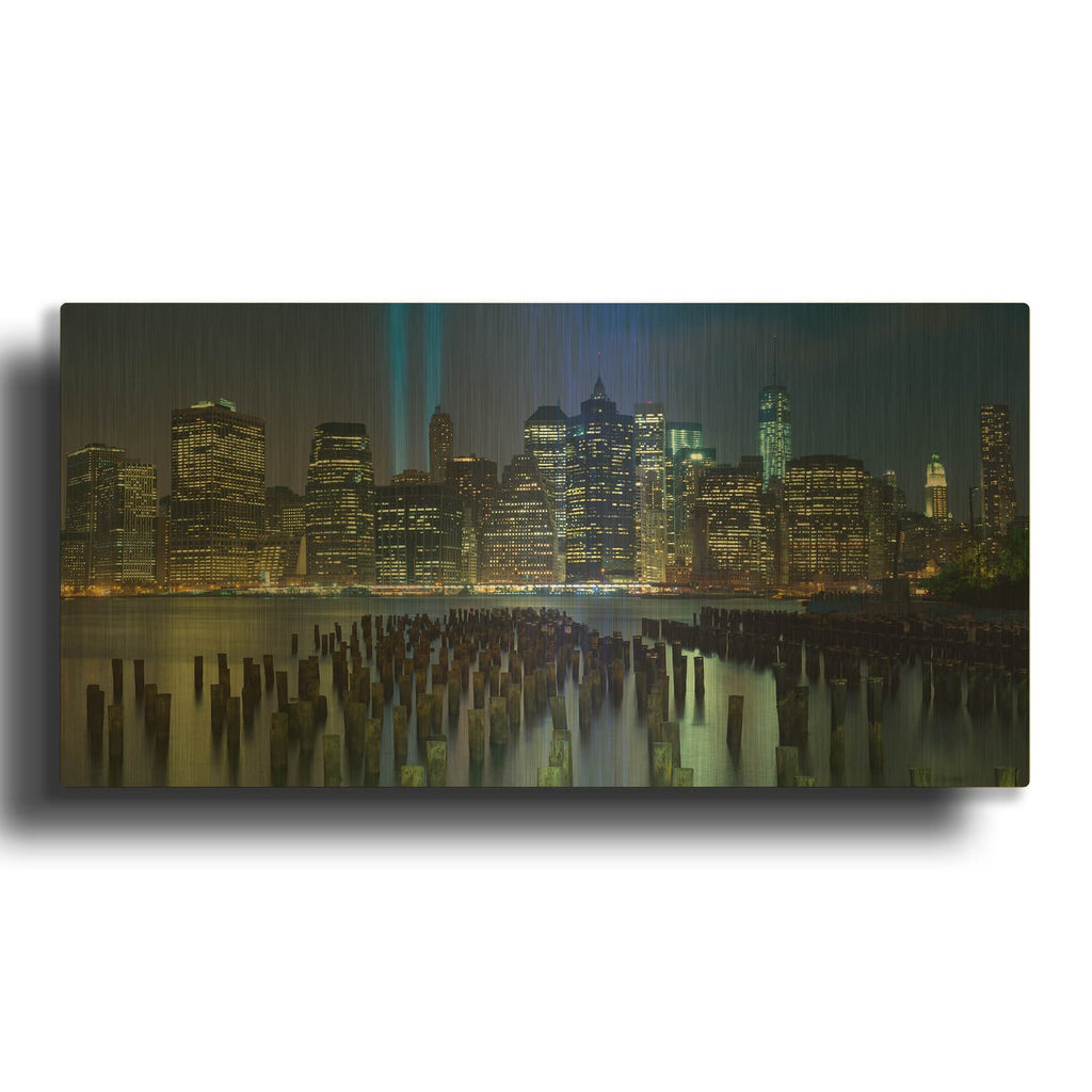 '45546' By Rick Berk Gold Metal Wall Art
