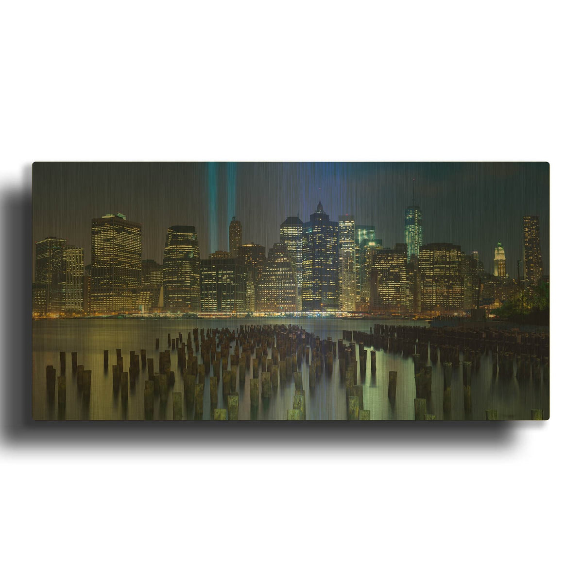 '45546' By Rick Berk Gold Metal Wall Art