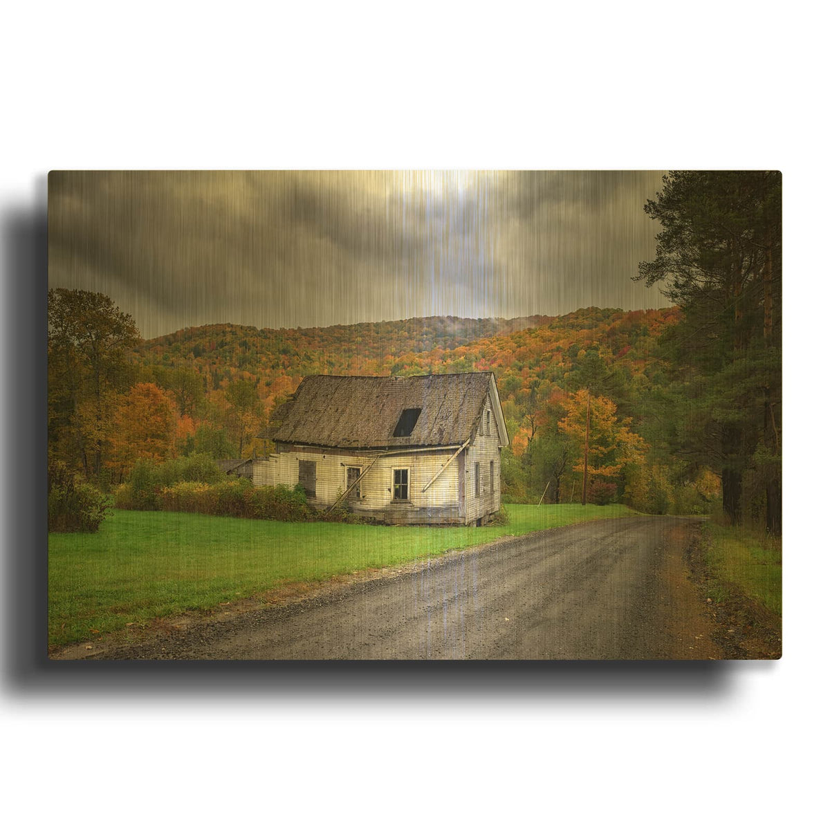 'Forgotten' By Rick Berk Gold Metal Wall Art