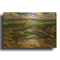 'Oxbow Overlook' By Rick Berk Gold Metal Wall Art
