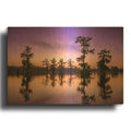 'Lake Martin Twilight' By Rick Berk Gold Metal Wall Art