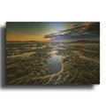 'Popham Beach Sunrise Iv' By Rick Berk Gold Metal Wall Art