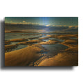 'Morning On Popham Beach' By Rick Berk Gold Metal Wall Art