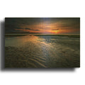'Sunset On Wing Island' By Rick Berk Gold Metal Wall Art