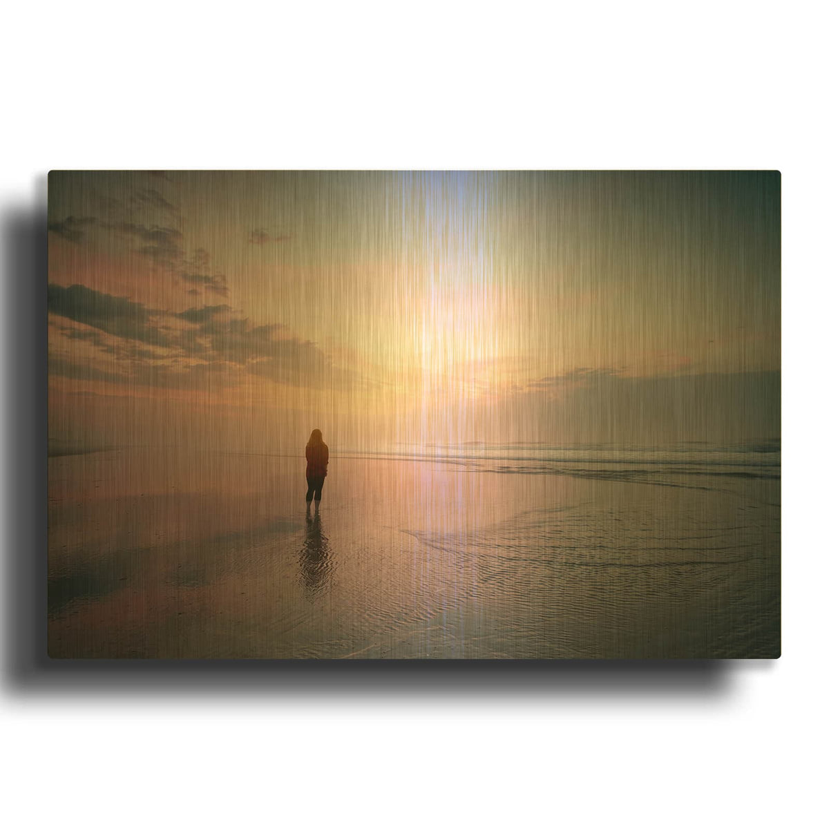 'Hope' By Rick Berk Gold Metal Wall Art