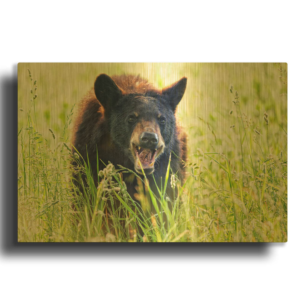 'I' By Rick Berk Gold Metal Wall Art