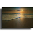 'Coquina Sunrise' By Rick Berk Gold Metal Wall Art