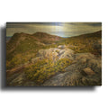 'Tumbledown Mountain' By Rick Berk Gold Metal Wall Art