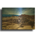 'Zabriskie Starlight' By Rick Berk Gold Metal Wall Art