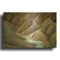 'Zabriskie Abstract' By Rick Berk Gold Metal Wall Art