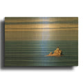 'Tillamook Rock Lighthouse' By Rick Berk Gold Metal Wall Art