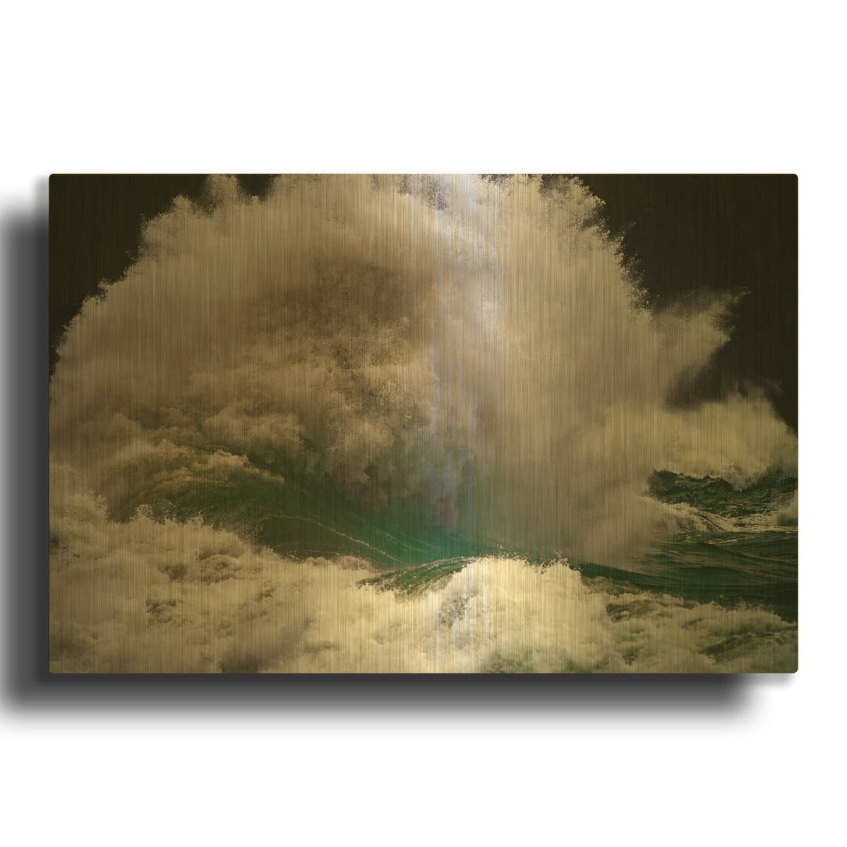 'Siren' By Rick Berk Gold Metal Wall Art
