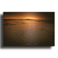 'Shimmering Sands' By Rick Berk Gold Metal Wall Art