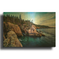 'Ravens Nest' By Rick Berk Gold Metal Wall Art