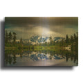 'Mount Shuksan' By Rick Berk Gold Metal Wall Art