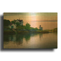 'Morning At Squirrel Point' By Rick Berk Gold Metal Wall Art