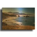 'Morning At Ecola Viewpoint' By Rick Berk Gold Metal Wall Art
