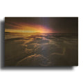 'Luminous Ebb' By Rick Berk Gold Metal Wall Art