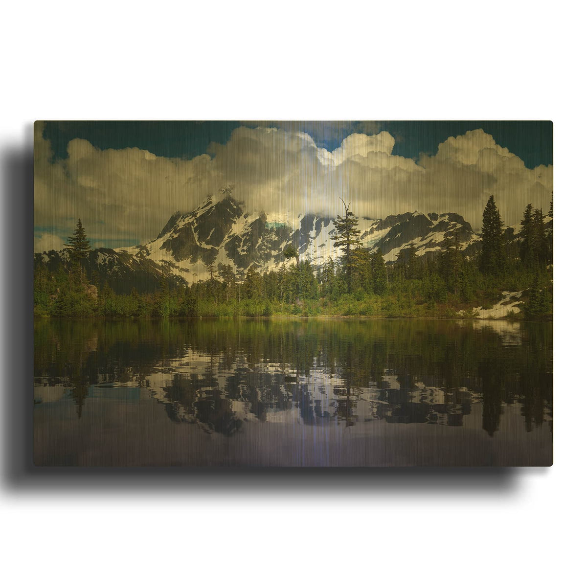 'Head In The Clouds' By Rick Berk Gold Metal Wall Art