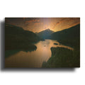 'Diablo Twilight' By Rick Berk Gold Metal Wall Art