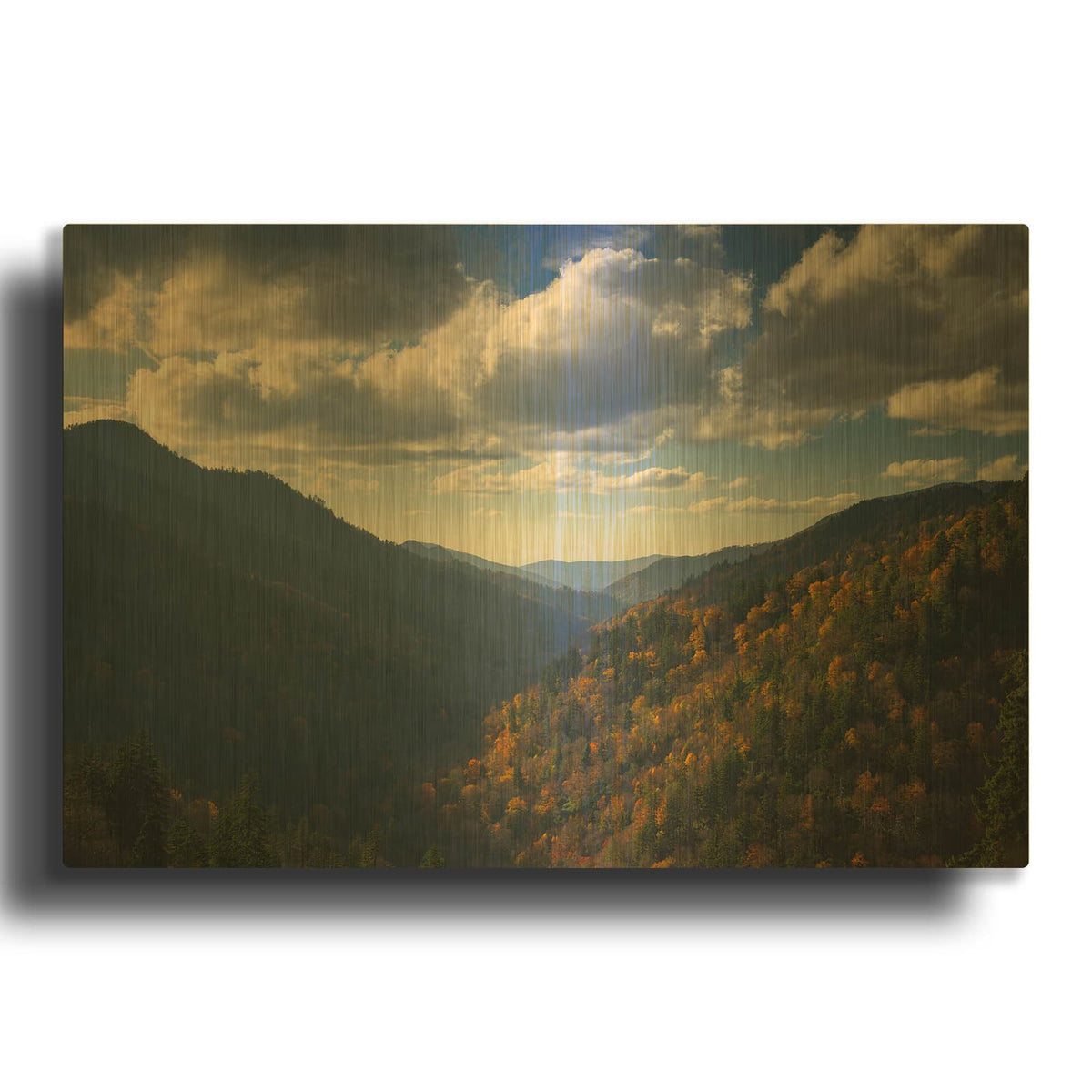 'Autumn In Appalachia' By Rick Berk Gold Metal Wall Art