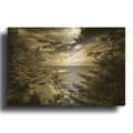 'Autumn Afternoon At West Quoddy Head' By Rick Berk Gold Metal Wall Art