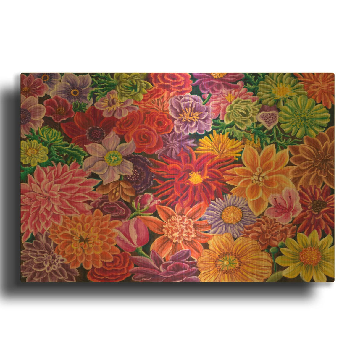 'Bouquet' By Andrea Strongwater Gold Metal Wall Art