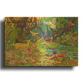 'Forest Animals' By Andrea Strongwater Gold Metal Wall Art