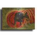 'Cutting The Edge' By Darlene Pavlovich Gold Metal Wall Art