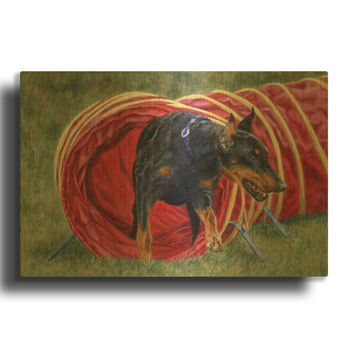 'Cutting The Edge' By Darlene Pavlovich Gold Metal Wall Art