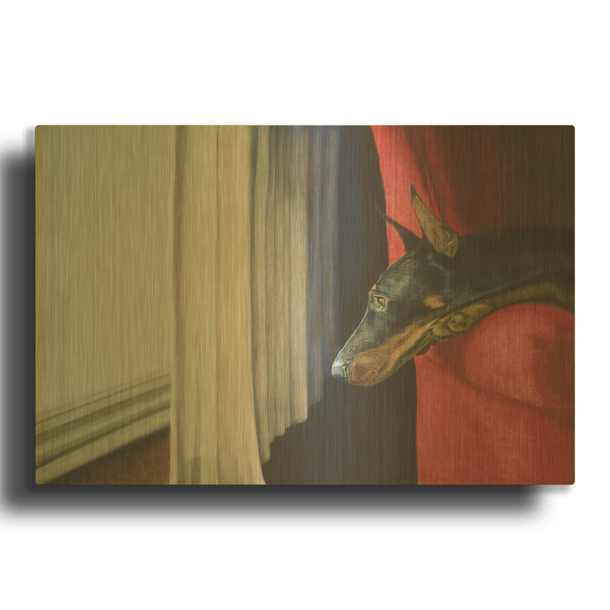 'Day Dreaming' By Darlene Pavlovich Gold Metal Wall Art