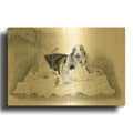 'Gentle Tollerance' By Darlene Pavlovich Gold Metal Wall Art