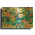 'The Magical Vineyard' By David Galchutt Gold Metal Wall Art