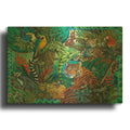 'Deep In The Dark' By David Galchutt Gold Metal Wall Art